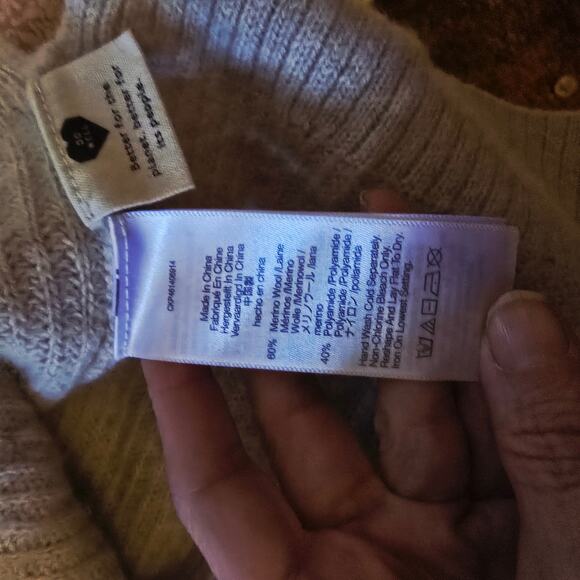 Madewell Ribbed Lyle Merino Wool Blend Pullover Sweater - Picture 6 of 6